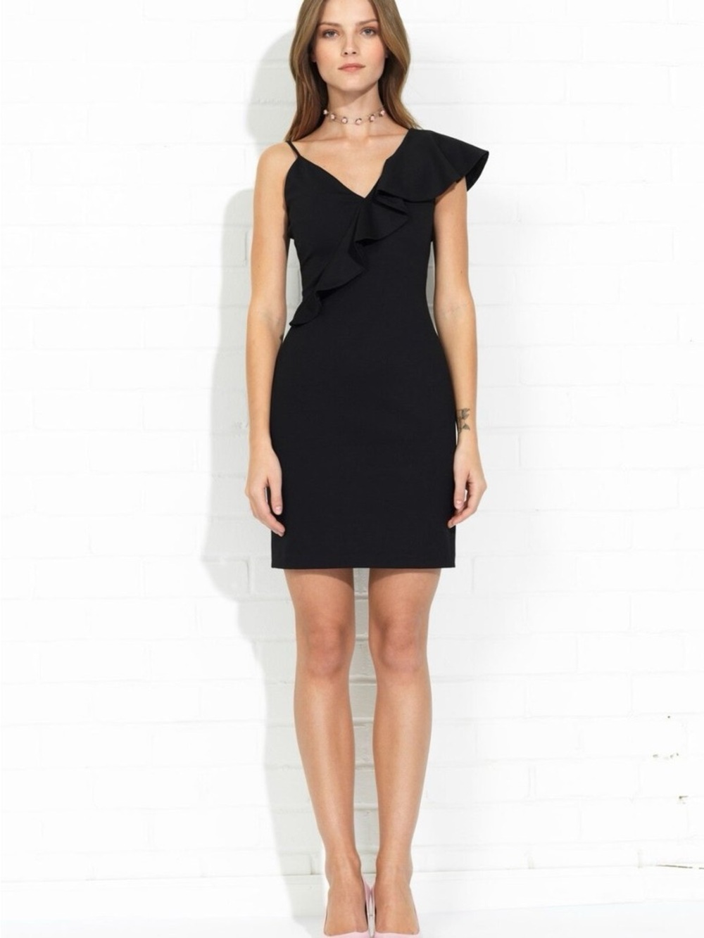 Amanda Uprichard Danica Ruffle Dress